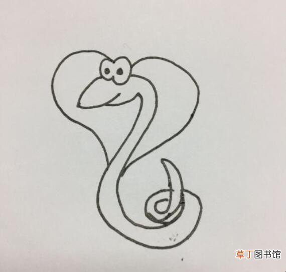 蛇的简笔画怎么画