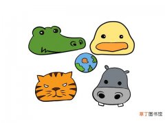 动物世界简笔画 动物世界的简单画法