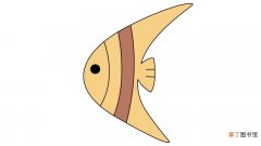 三角鱼简笔画 三角鱼的画法