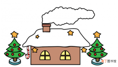 圣诞房子简笔画 圣诞房子简笔画怎么画