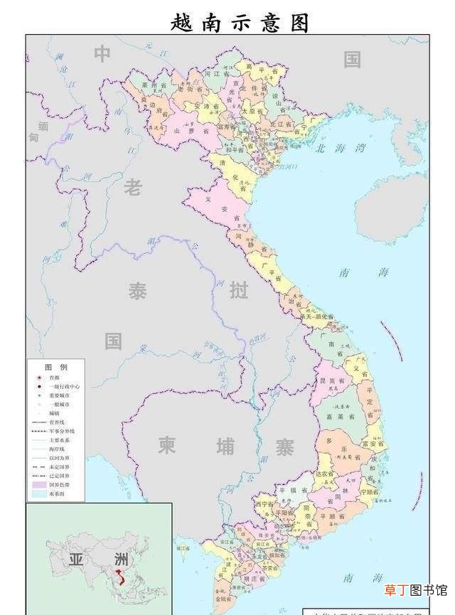 越南背后的历史缘故介绍 越南相当于中国哪个省的面积