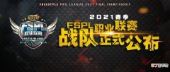 荣耀传承 2021《街头篮球》FSPL职业联赛战队正式公布