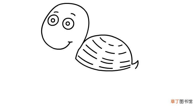 海龟简笔画怎么画海龟简笔画画法