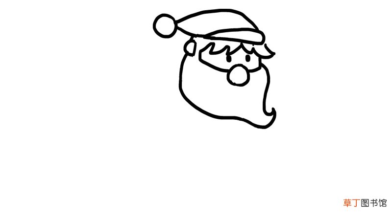 圣诞老人简笔画 圣诞老人怎么画