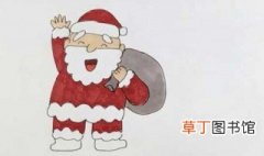 简单的圣诞老人怎么画 4步画好彩色圣诞老人