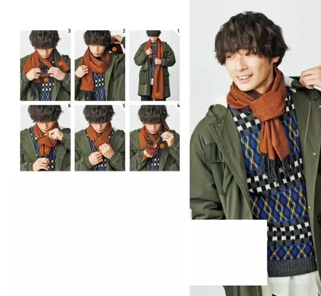 9种简单又好看的男士围巾系法 男生围巾的围法有哪些