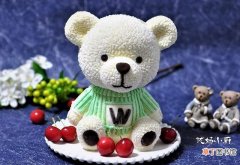 卡通熊小白熊怎么做好吃 小熊蛋糕的做法