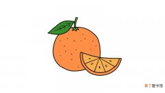 橙子的简笔画法橙子的简笔怎么画