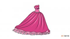 芭比公主裙子的简笔画画法 芭比公主裙子的简笔画