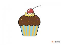 甜品简笔画 甜品的简单画法