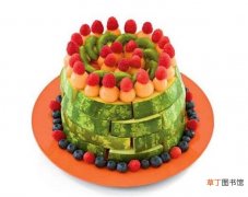 过生日的创意水果拼盘图片，比蛋糕更优雅的创意水果拼盘
