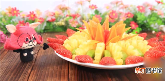 图解+视频 用3种水果制作简单水果拼盘 水果拼盘的做法
