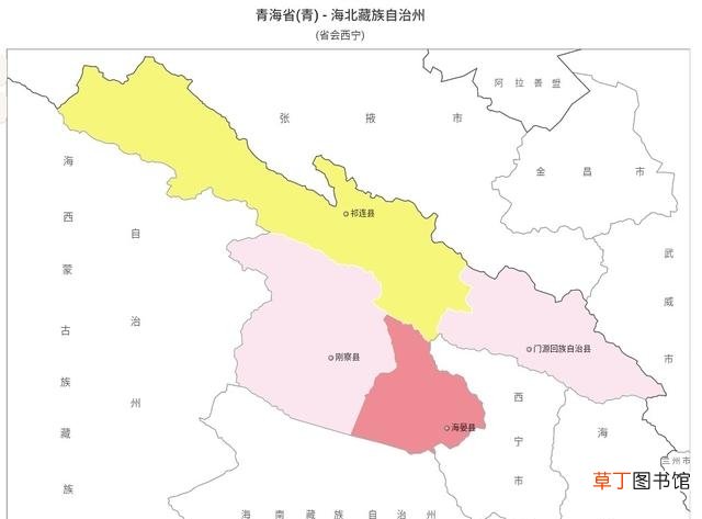 完整版青海省行政区划图 青海省有哪些城市呀