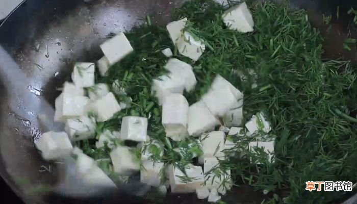 茴香炒豆腐怎么做茴香炒豆腐的做法