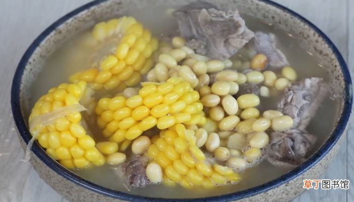 黄豆炖骨头汤的家常做法黄豆炖骨头汤怎么做