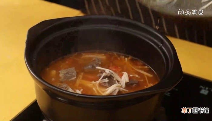 金针菇牛骨汤的做法 金针菇牛骨汤怎么做好吃