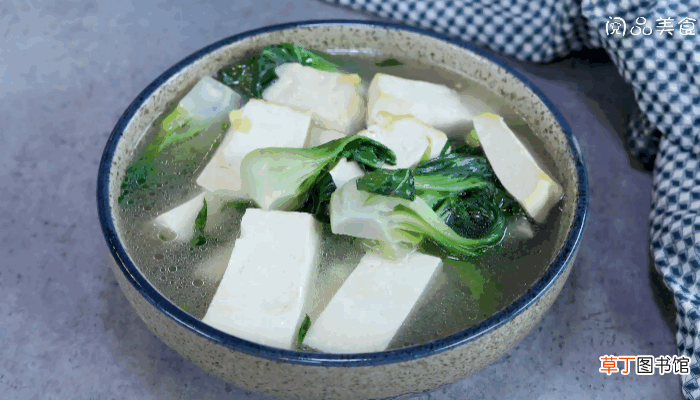小白菜炖豆腐的做法小白菜炖豆腐怎么做
