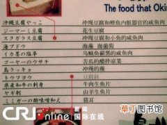日本冲绳中文菜单 哥淡定不住了