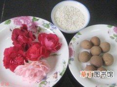 月季花桂圆糯米粥的做法