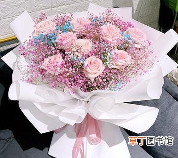 粉玫瑰和满天星搭配是什么意思 情人节适合给爱人赠送的花束