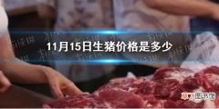 11月15日生猪价格是多少 11.15猪肉价格一览表