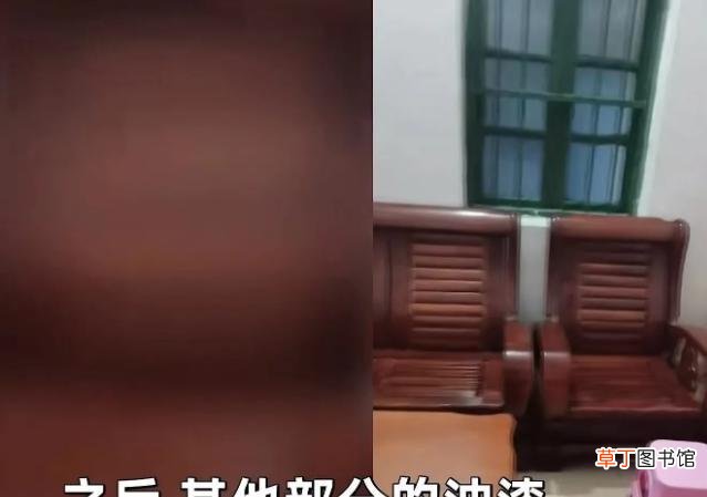 近日，广东，女子花6000元买了一套实木沙发，不小心蹭掉一点油漆