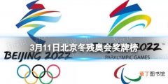 北京冬残奥会奖牌榜3月11日 3月11日冬残奥会金牌榜最新