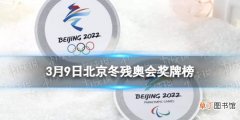 北京冬残奥会奖牌榜3月9日 3月9日冬残奥会金牌榜最新