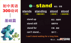 stand与sit的用法 阅读常见其延伸含义
