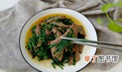 韭菜炒猪肝的做法 韭菜炒猪肝的做法介绍
