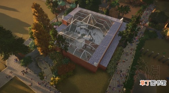 动物园之星部分动物园区全景观展示 动物园区景观图鉴 孔雀广场