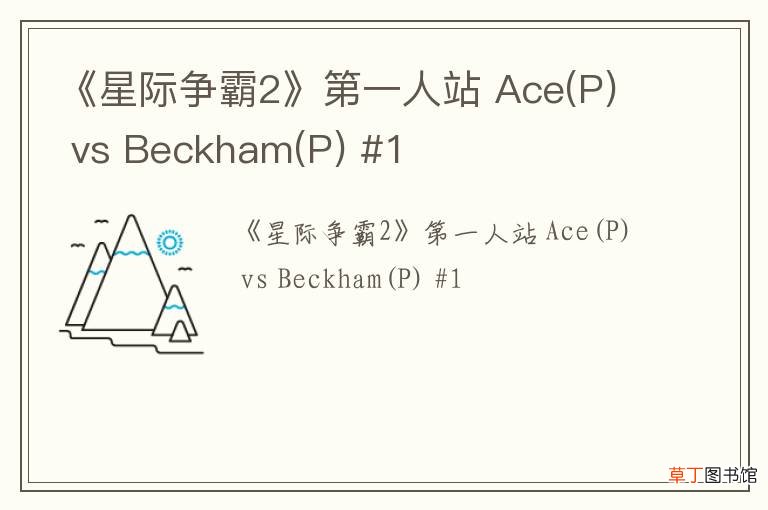 P 《星际争霸2》第一人站 Ace vs Beckham(P) #1