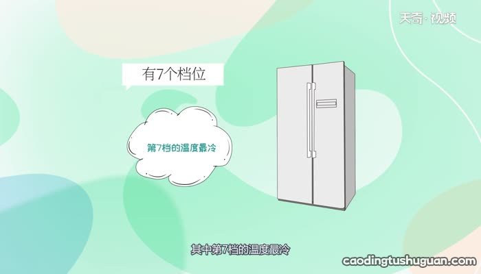 冰箱1234567哪个冷 1234567哪一档会让冰箱冷